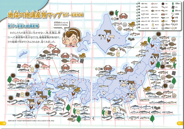 地産地消と自給率って何だろう？　P18-P19